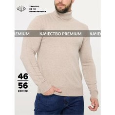 Джемпер DZHARSTYLE, размер 56, , бежевый