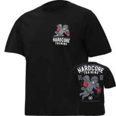 Футболка HARDCORE TRAINING, размер M, чёрный