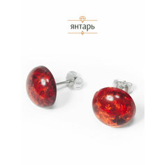 Серьги пусеты BL Jewelry, аметист, обсидиан, змеевик, тигровый глаз, гранат, коралл, сердолик, агат, халцедон, говлит, нефрит, янтарь, яшма, варисцит, кахолонг, горный хрусталь, циозит, белый, коричневый