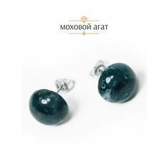 Серьги пусеты BL Jewelry, аметист, обсидиан, змеевик, тигровый глаз, гранат, коралл, сердолик, агат, халцедон, говлит, нефрит, янтарь, яшма, варисцит, кахолонг, горный хрусталь, циозит, серый
