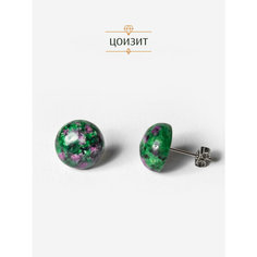 Серьги пусеты BL Jewelry, аметист, обсидиан, змеевик, тигровый глаз, гранат, коралл, сердолик, агат, халцедон, говлит, нефрит, янтарь, яшма, варисцит, кахолонг, горный хрусталь, циозит, желтый, зеленый