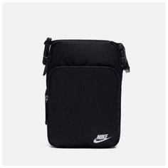 Сумка кросс-боди NIKE, фактура гладкая, черный