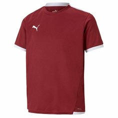 Футболка спортивная PUMA teamLIGA, размер 128, бордовый