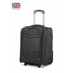 Чемодан IT Luggage, 27 л, размер XS, темно-серый