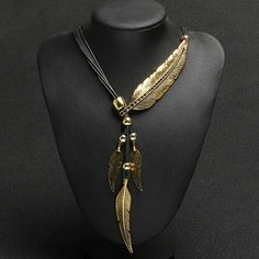 Колье, длина 45 см, бронза Без бренда