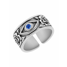 Кольцо-кулон OTOKODESIGN, безразмерное, ширина 10 мм, серый