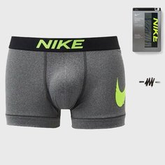 Трусы NIKE, размер XL, серый, зеленый