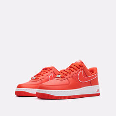 Кроссовки NIKE Air Force 1 07 Low, размер 7.5US 40.5 EUR 25.5 CM, красный