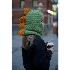 Балаклава дракон для женщин, размер 56, зеленый/желтый Нет бренда