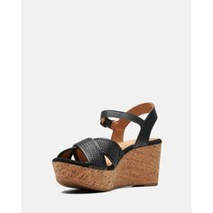 Босоножки Clarks, размер 42 EU, black leather