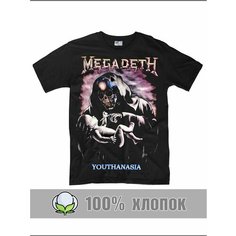 Футболка RexTex Рок-музыка, размер 48, черный