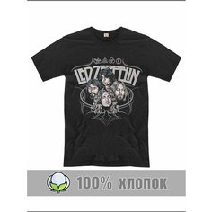 Футболка RexTex Рок-музыка, размер 48, черный