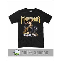 Футболка RexTex Рок-музыка, размер 48, черный