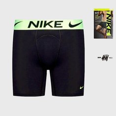 Трусы NIKE Luxe Cotton Modal, размер L, черный, зеленый
