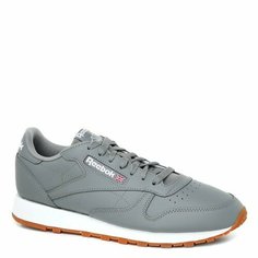 Кроссовки Reebok Reebok CLASSIC LEATHER, размер 45,5, серый
