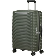 Чемодан Samsonite, 83 л, размер M, зеленый