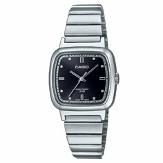 Наручные часы CASIO, серебряный, черный