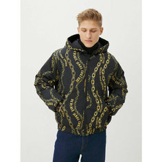 Пуховик Versace Jeans Couture, размер 50, черный