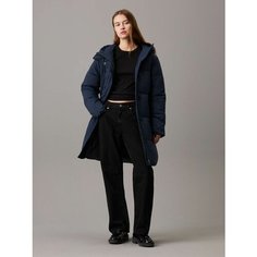 Пуховик Calvin Klein Jeans, размер XS, синий