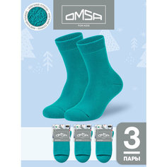 Носки Omsa OMSA kids, 3 пары, размер 27/30, , голубой
