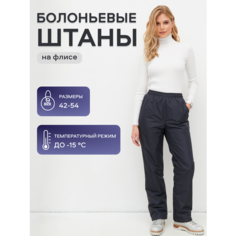 Брюки трубы Winenergy осень-весна 2025, размер 56, черный