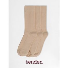 Носки TENDEN, размер 36-38, бежевый