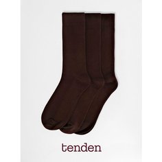Носки TENDEN, размер 36-38, коричневый