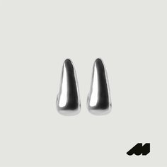 Серьги Meswero, размер 20 мм, серебряный