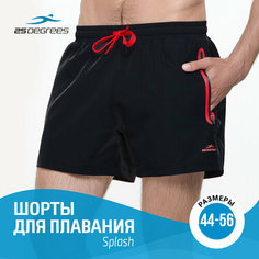 Шорты для плавания 25DEGREES, размер 44(XS), черный/красный
