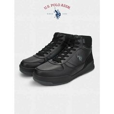 Ботинки U.S. POLO ASSN., размер 40, черный матовый
