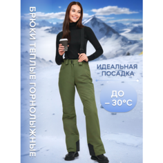 Брюки Winenergy Горнолыжные брюки 2025, размер 46/164, хаки
