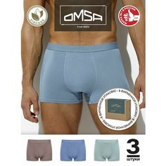 Трусы Omsa, размер 44(S), зеленый, коричневый, голубой