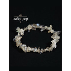 Жесткий браслет BL Jewelry, лабрадор, 1 шт., размер 17 см, диаметр 5.4 см, серый
