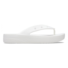 Вьетнамки Crocs Classic Platform Flip, размер W10 US, белый