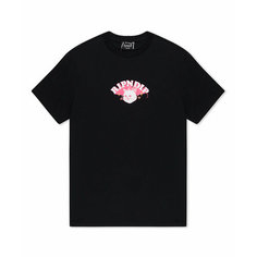 Футболка RIPNDIP Ripndip, 1 шт., размер L, черный, розовый, белый, красный