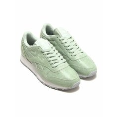 Кроссовки Reebok Classic Leather, размер 5 US, мятный