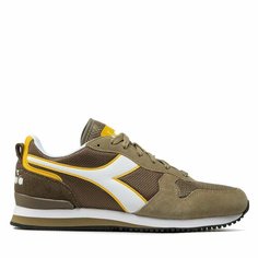 Кроссовки Diadora Olympia, размер T6, светло-коричневый/желтый/белый