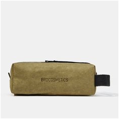 Несессер BROCOSMETICS, 6х9х19 см, , зелeный