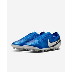 Бутсы NIKE, размер 7.5, синий