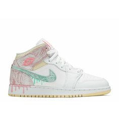 Кроссовки NIKE, размер 5.5US / 38EUR, мультиколор, розовый, белый