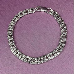 Браслет Рус Ювелир Альянс, серебро, 925 проба, родирование, длина 20 см., серебристый