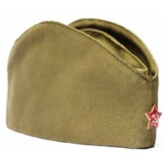 Пилотка военная детская на парад 9 мая, окружность головы 52 см, на 5-8 лет Zhorya