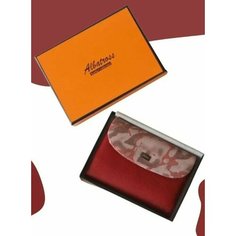 Кошелек Albatross, фактура зернистая, под рептилию, винный