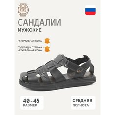 Сандалии Nine Lines, размер 42, черный