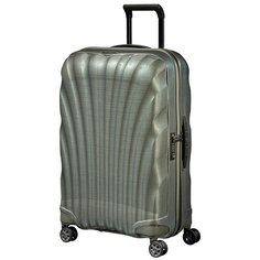 Чемодан Samsonite, 68 л, размер M, metallic green