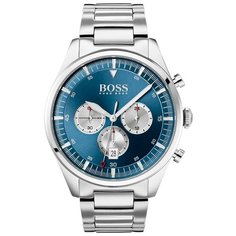 Наручные часы BOSS BLACK Pionner, серебристый