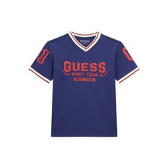 Футболка GUESS, размер 10 , синий