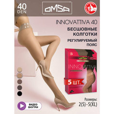 Колготки Omsa, 40 den, 5 шт., размер 5, daino