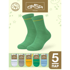 Носки OMSA KIDS 5 пар, размер 31/34, , мультиколор