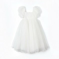 Платье Kaftan, размер 140, белый